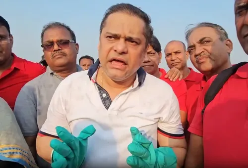 गांधी जयंती पर BJP का स्वच्छ भारत अभियान: मुंबई में 227 स्थानों पर सफाई, अमित साटम ने जुहू बीच पर की अगुवाई