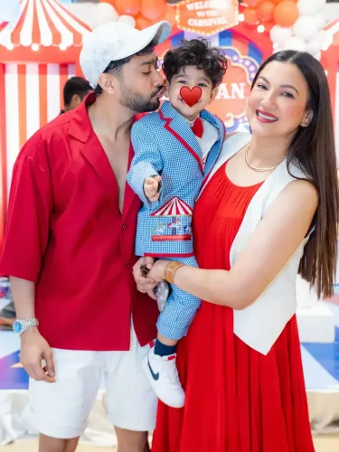 Gauahar Khan celebrates son Zehaan's 3rd birthday with circus-themed bash