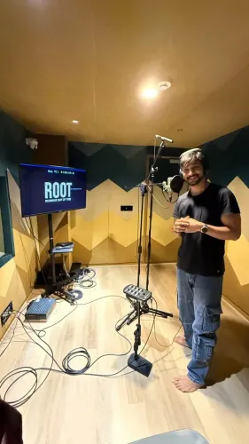 Has Gautham Ram Karthik Finished Dubbing for the Sci-Fi Crime Thriller 'ROOT'?