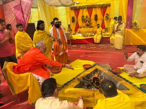 Giriraj Singh attends Maa Baglamukhi Mahayagya, invokes Sanatan duty