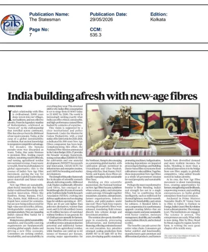 Giriraj Singh bets on New Age Fibres to boost India's textile exports