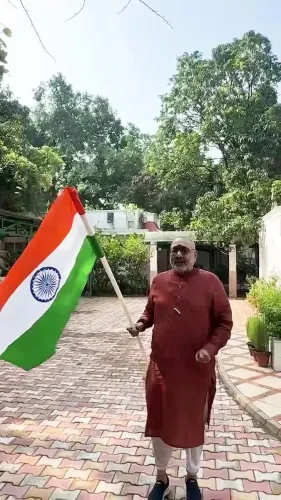 Giriraj Singh hoists Tiranga, backs Har Ghar Tiranga drive