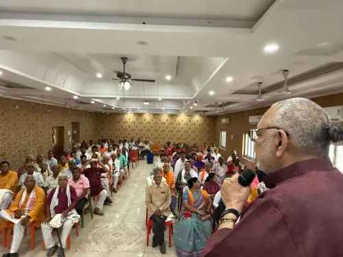 Giriraj Singh Holds '12 Years of Seva' Outreach in Teghra