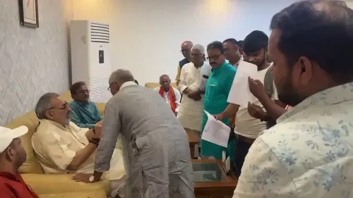 Giriraj Singh Holds Public Grievance Session in Begusarai
