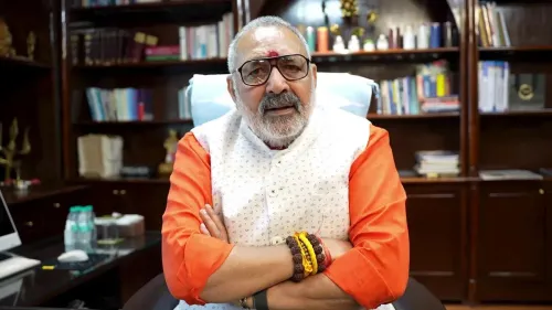 Giriraj Singh Slams Opposition Over 'Elbow Attack' on Women Journalists