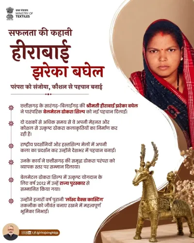 Giriraj Singh spotlights Chhattisgarh's Dhokra craft artisan