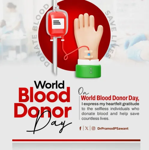 Goa CM Sawant Marks World Blood Donor Day, Urges Voluntary Donation