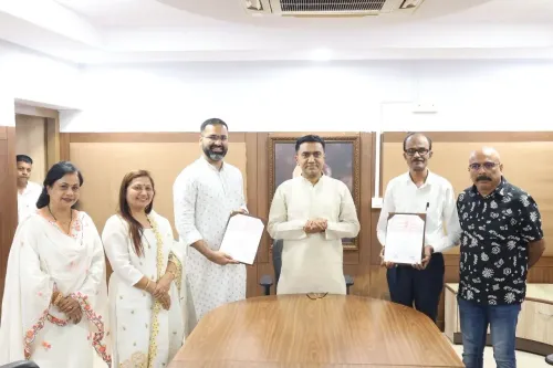 Goa CM Sawant Signs Five-Year MoU with Art of Living