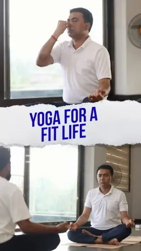 Goa CM Sawant urges Goans to adopt yoga ahead of June 21