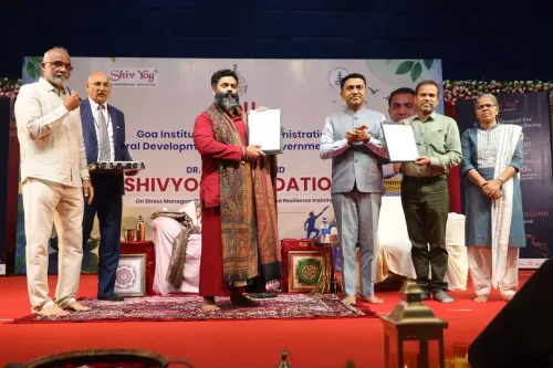 Goa CM Sawant witnesses GIPARD-ShivYog MoU for govt wellness
