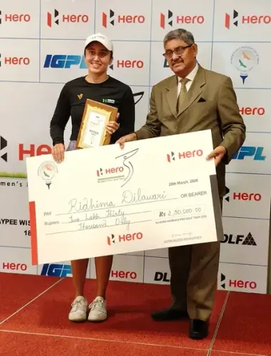 Ridhima Dilawari Claims Third Title of 2026 in WPG Tour's Sixth Leg