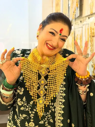 Did Govinda Surprise His Wife Sunita Ahuja with a Luxurious Gold Necklace on Karwa Chauth?