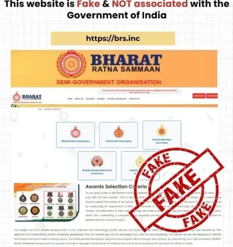 Is There a Fake Website Selling National Awards?