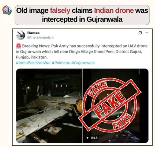 Did the Indian UAV Drone Get Shot Down in Pakistan?