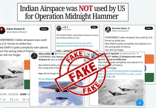 Did the US Really Use Indian Airspace to Strike Iran?