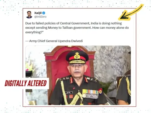 Army Chief deepfake video debunked: PIB flags Pakistan propaganda on Taliban claim