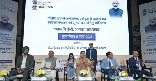 How is the government returning Rs 1,887 crore in unclaimed assets?