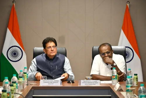 Goyal, Kumaraswamy Hold Steel Sector Stakeholder Meet