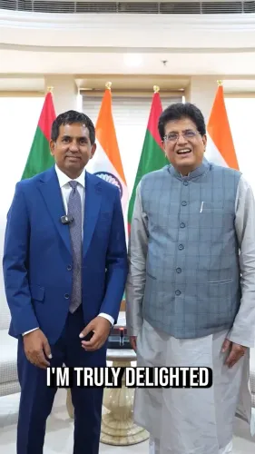 Goyal, Maldives Minister discuss BIT, FTA at 60-year mark
