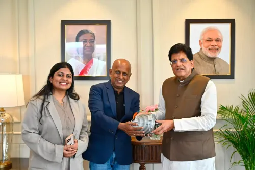 Goyal meets Chara Tech CEO on rare-earth-free EV motors