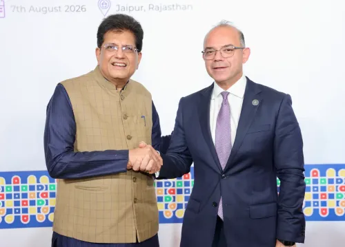 Goyal meets Egypt trade minister at BRICS India 2026