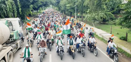 क्या ग्रेटर नोएडा में किसानों की तिरंगा बाइक रैली ने सरकार को जगाने का प्रयास किया?