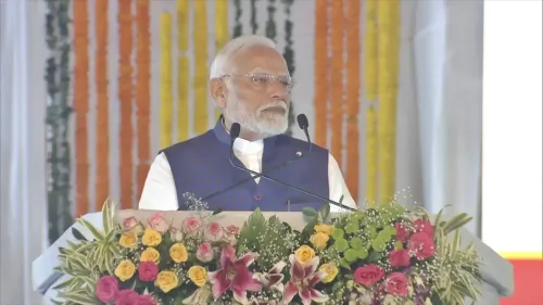 PM Modi Unveils Projects Valued at Rs 2.08 Lakh Crore, Including Major Green Hydrogen Hub