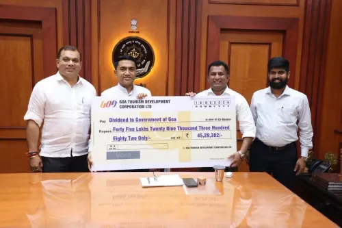 GTDC Hands Rs.45.29 Lakh Dividend to Goa CM Sawant
