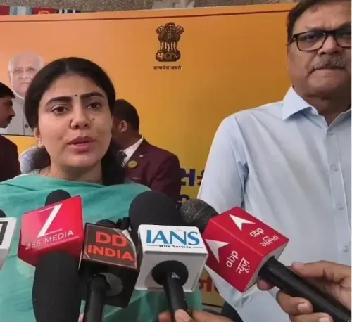 Gujarat Board Exams Kick Off; Rivaba Jadeja Inspires Students at Gandhinagar