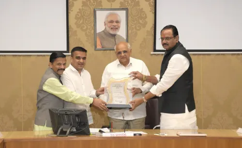 Gujarat CM Bhupendra Patel Cabinet Presented 2026 Agriculture Leadership Award