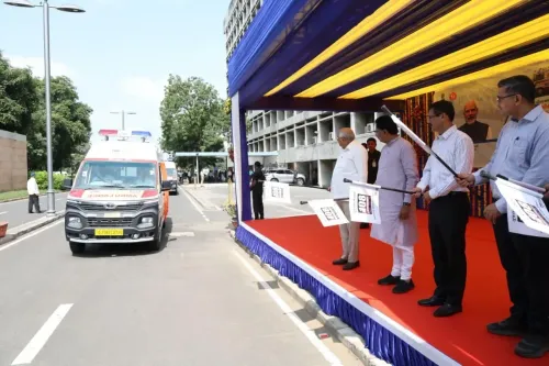 What Health Security Initiatives Did Gujarat CM Launch During Navratri?
