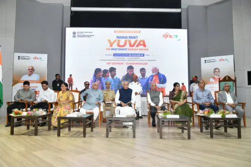 Gujarat CM, Governor Rally Youth for Drug-Free India Drive