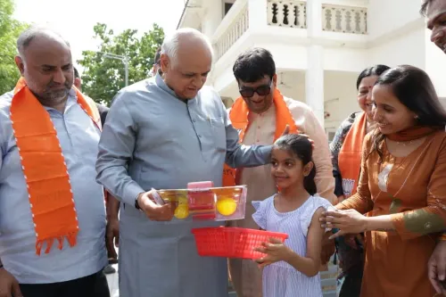 Gujarat CM Bhupendra Patel joins toy drive for underprivileged children in Ahmedabad