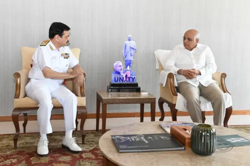 Gujarat coastline security: Western Naval Command chief meets CM Bhupendra Patel