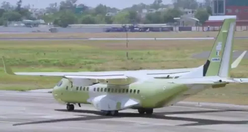 Made in India C295 completes maiden flight from Vadodara's Tata-Airbus plant
