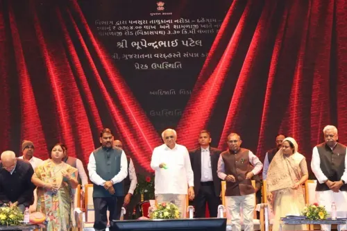 What developments did Gujarat CM Patel announce at the closing ceremony of Shamlaji Mahotsav?