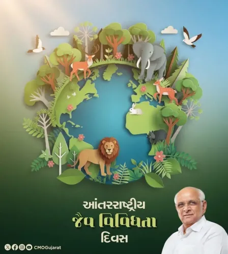 Gujarat CM Patel Marks International Biodiversity Day 2026