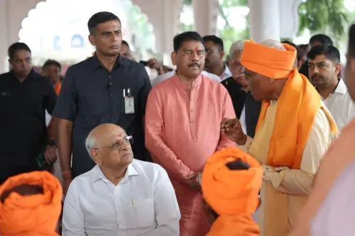 Gujarat CM Bhupendra Patel offers Guru Purnima prayers at Lusadiya Dham and Shamlaji Temple