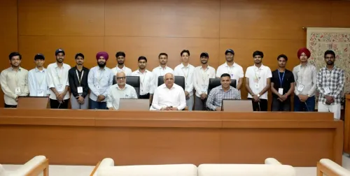 Gujarat CM Bhupendra Patel hosts Chandigarh Yuva Sangam delegation in Gandhinagar