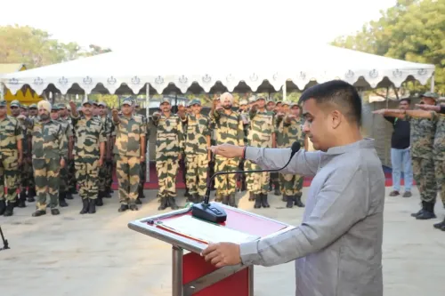 Did Gujarat Dy CM Join Soldiers in Singing Vande Mataram at Kutch Border?