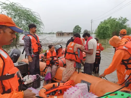 Gujarat floods: NDRF, Coast Guard rescue hundreds across Ahmedabad, Navsari, Surat