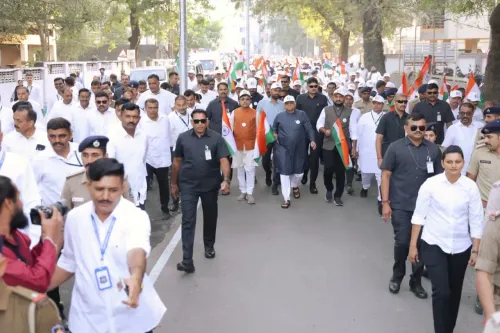क्या मुख्यमंत्री भूपेंद्र पटेल ने जूनागढ़ में 'एकता मार्च' को हरी झंडी दिखाई?