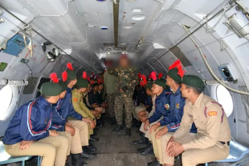 How are NCC cadets taking to the skies at the state-level annual training camp in Kutch?