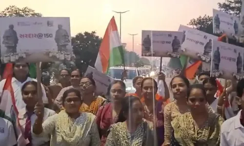 क्या गुजरात में सरदार वल्लभभाई पटेल की 150वीं जयंती पर यूनिटी मार्च का आयोजन हुआ?