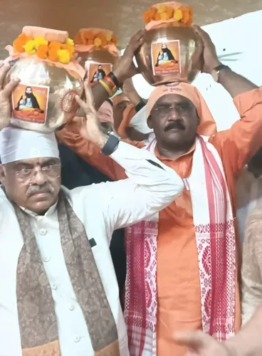 गुरु रविदास की जन्मस्थली से BJP का 'समरसता संकल्प अभियान' शुरू, 27 राज्यों में पहुंचेगी सीर गोवर्धनपुर की पावन माटी