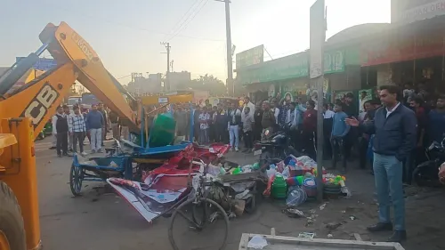 Gurugram: Demolition Initiative Undertaken from Bus Stand to Sheetla Mata Mandir Road