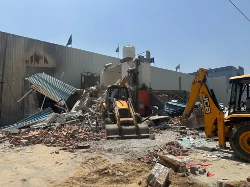 Gurugram: Joint Demolition Drive by MCG & GMDA