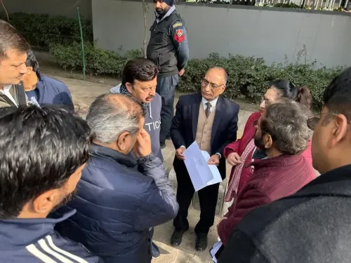 Gurugram: Minister Inspects Metro Expansion Route