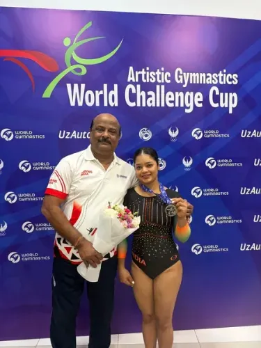 Pranati Nayak wins silver at FIG World Challenge Cup 2026 in Tashkent