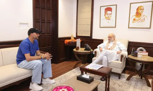 Harbhajan Singh meets Amit Shah, raises Punjab law and development issues